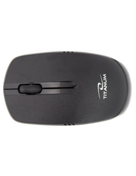 Zestaw Klawiatura + Mysz Titanum Memphis Tk108 (Usb  (Us)  Kolor Czarny  Optyczna  1000 Dpi)