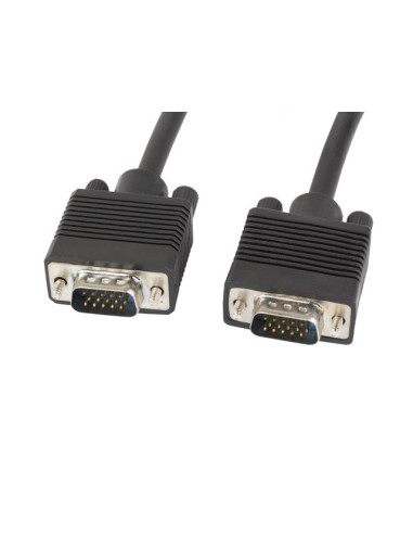 Kabel Lanberg Ca-Vgac-10Cc-0018-B (D-Sub (Vga) M - D-Sub (Vga) M  1,8M  Kolor Czarny)