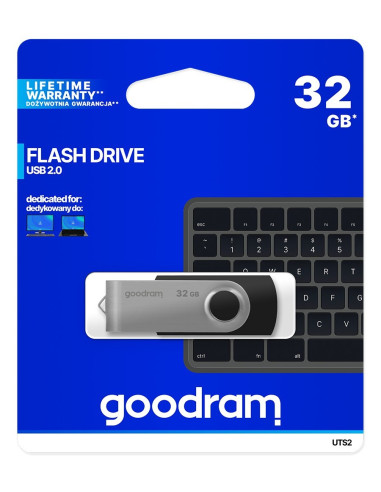 Pendrive Goodram Twister Uts2-0320K0R11 (32Gb  Usb 2.0  Kolor Czarny)