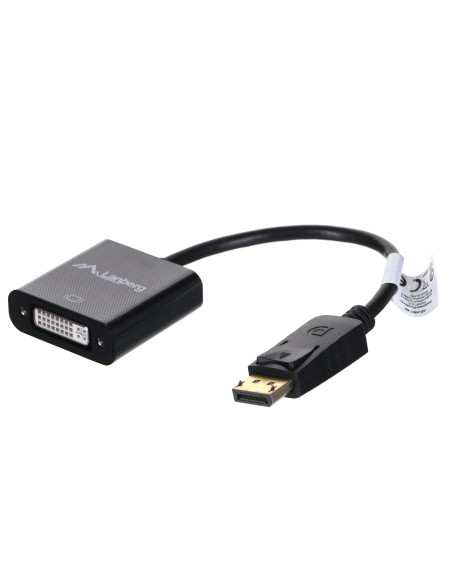 Adapter Lanberg Ad-0007-Bk (Displayport M - Dvi-D F  0,10M  Kolor Czarny)
