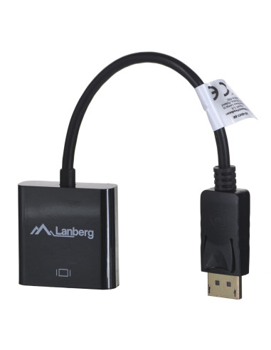 Adapter Lanberg Ad-0007-Bk (Displayport M - Dvi-D F  0,10M  Kolor Czarny)