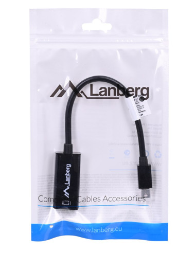 Adapter Lanberg Ad-0005-Bk (Mini Displayport M - Hdmi F  0,20M  Kolor Czarny)