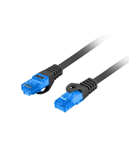 Lanberg Patchcord S/Ftp Kat.6A 2M Czarny Lszh Cca (Fluke Passed) Pcf6A-10Cc-0200-Bk