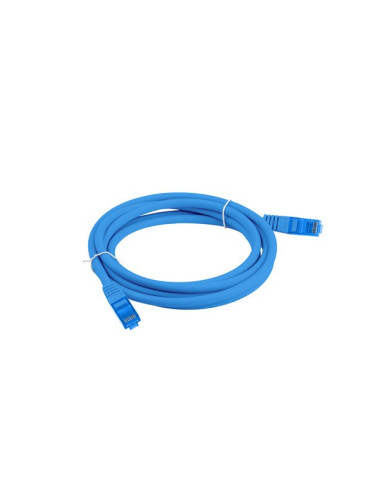Lanberg Patchcord S/Ftp Kat.6A 1.5M Niebieski Lszh Cca (Fluke Passed) Pcf6A-10Cc-0150-B