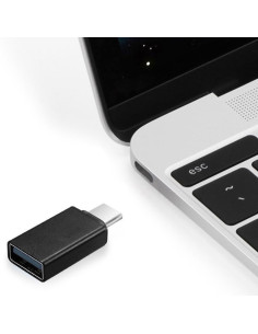 Adapter Gembird A-Usb2-Cmaf-01 (Usb Typu C M - Usb 2.0 F  Kolor Czarny)