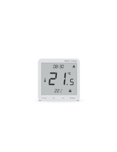 Przewodowy Regulator Pokojowy Sinum Biały R-S3 Tech Sterowniki