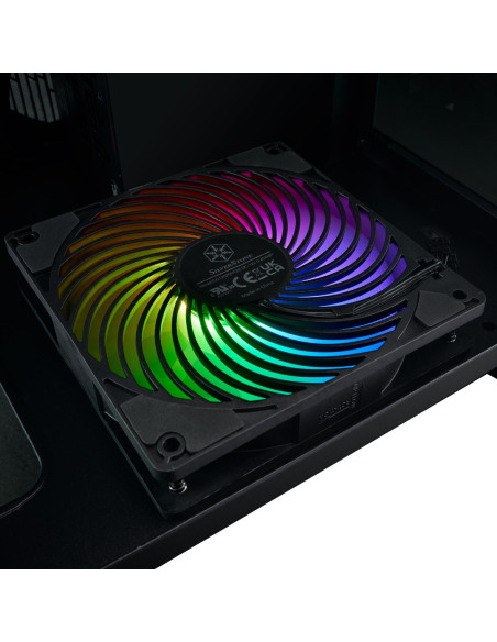 Silverstone Penetrator Obudowa Komputera Chłodnica Powietrza 12 Cm Czarny 1 Szt.