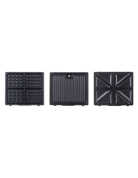 Opiekacz 3 W 1 Ravanson Op-7050 (1200W  Kolor Czarny)