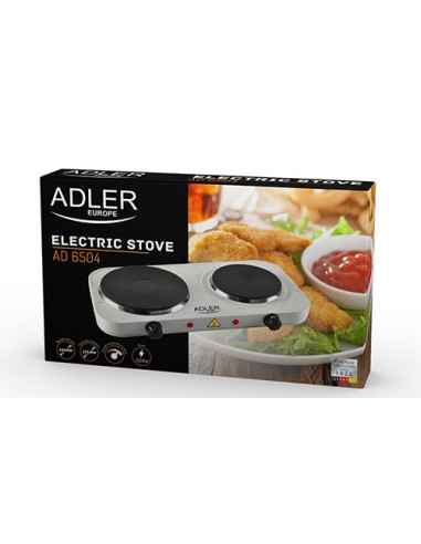 Kuchenka Adler Ad 6504 (2 Pola Grzejne  2250W)