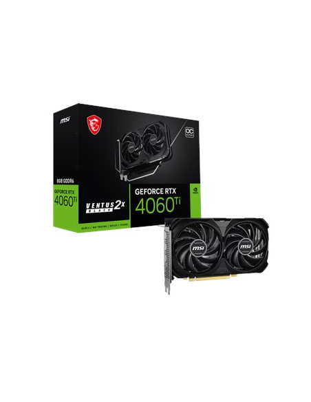Vga Pcie16 Rtx4060Ti 8Gb Gddr6/4060Ti 8G Ven 2X Blk E1 Oc Msi