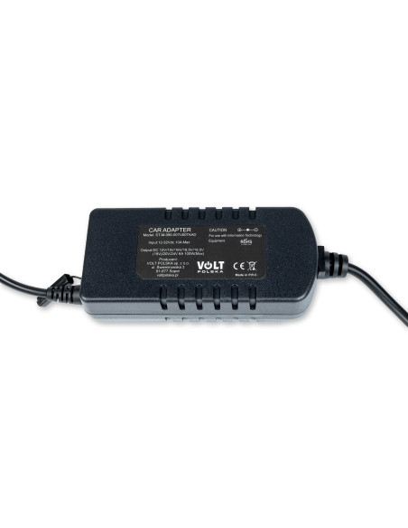 Zasilacz Samochodowy Do Laptopa Tir 100W 12-24V (Wtyk Zapalniczka)