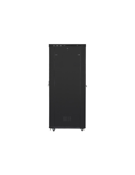 Lanberg Szafas Tojąca Rack 19" 47U 800X1200 Drzwi Szklane Lcd Czarna Ff01-8247-12Bl