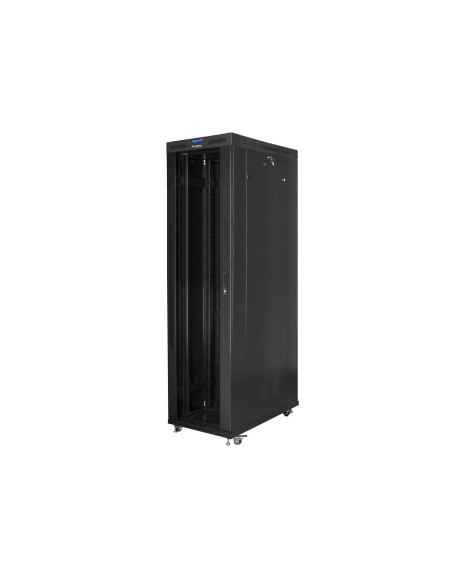 Lanberg Szafas Tojąca Rack 19" 47U 800X1200 Drzwi Szklane Lcd Czarna Ff01-8247-12Bl