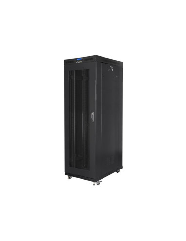 Lanberg Szafa Stojąca Rack 19" 42U 800X1000 Drzwi Perforowane Lcd Czarna Ff01-8042-23Bl (Flat Pack)