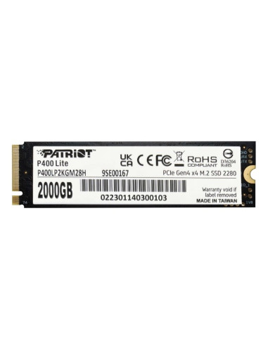 Ssd Patriot Viper P400 Lite M.2 Pci-Ex4 Nvme 2000Gb