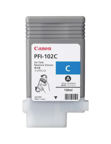 Canon Pfi-102C Nabój Z Tuszem Oryginalny Cyjan