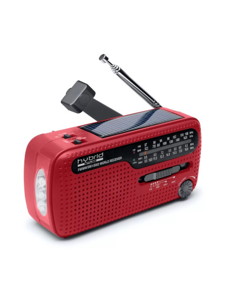 Radio Z Własnym Zasilaniem Muse Mh-07Red, Czerwony