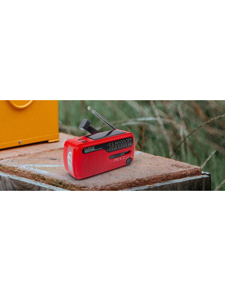 Radio Z Własnym Zasilaniem Muse Mh-07Red, Czerwony