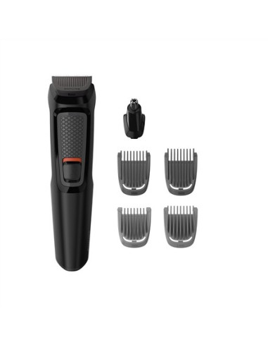 Philips Multigroom Series 3000 Trymer Do Twarzy 6 W 1 Z Samoostrzącymi Się Ostrzami Ze Stali