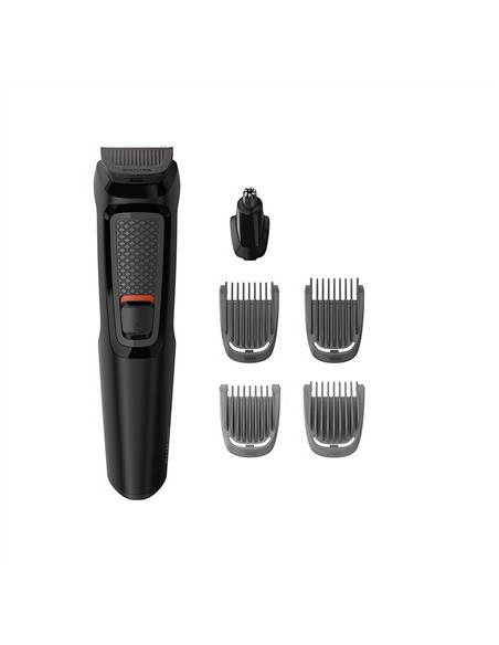 Philips Multigroom Series 3000 Trymer Do Twarzy 6 W 1 Z Samoostrzącymi Się Ostrzami Ze Stali