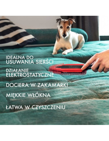 Szczotka Elektrostatyczna Do Sierści I Włosów Vileda Pet Pro