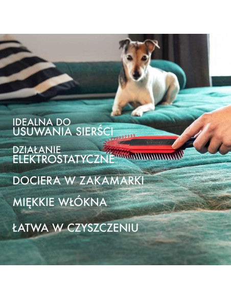 Szczotka Elektrostatyczna Do Sierści I Włosów Vileda Pet Pro