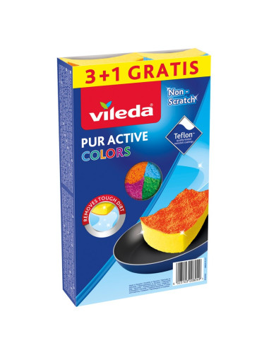 Zmywak Vileda Pur Active Colors 4 Szt.