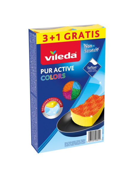 Zmywak Vileda Pur Active Colors 4 Szt.