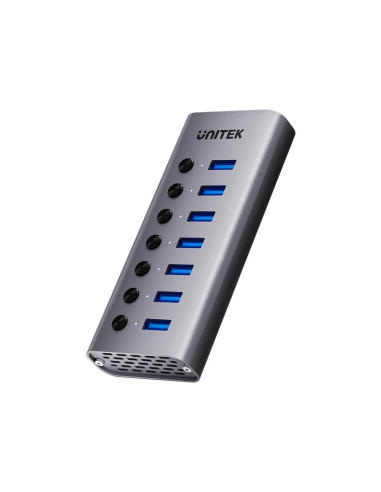 Unitek Hub Usb-A 3.0 7W1, 5Gbps Z Przełącznikiem