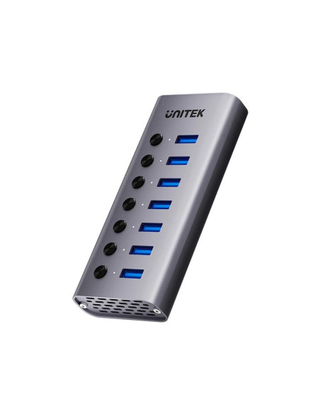 Unitek Hub Usb-A 3.0 7W1, 5Gbps Z Przełącznikiem