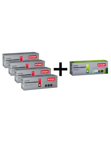 4 X Activejet  Toner Do Hp 85A Ce285A New Ath-85N + Ath-85Nb Bio Za 1Zł!