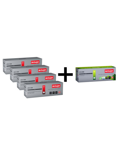 4 X Activejet  Toner Do Hp 36A Cb436A New Ath-36N + Ath-36Nb Bio Za 1Zł!