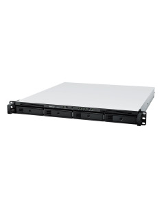 Nas Synology Rs822+  1U Rack  4X (3.5" Sata Hdd/2.5" Sata Ssd)  Amd Ryzen V1500B  2 Gb Ddr4 Ecc Sodimm (Max. 32Gb), 4X 1Gbe Rj-4 2