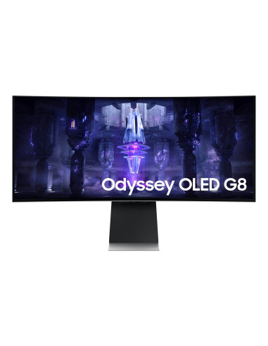 Samsung Odyssey Neo G8 S34Bg850Su Monitor Komputerowy 86,4 Cm (34") 3440 X 1440 Px Ultrawide Quad Hd Oled Srebrny