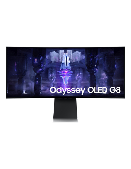 Samsung Odyssey Neo G8 S34Bg850Su Monitor Komputerowy 86,4 Cm (34") 3440 X 1440 Px Ultrawide Quad Hd Oled Srebrny