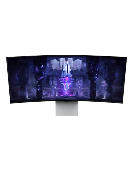 Samsung Odyssey Neo G8 S34Bg850Su Monitor Komputerowy 86,4 Cm (34") 3440 X 1440 Px Ultrawide Quad Hd Oled Srebrny