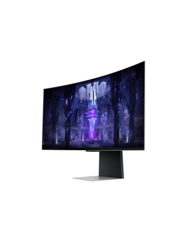 Samsung Odyssey Neo G8 S34Bg850Su Monitor Komputerowy 86,4 Cm (34") 3440 X 1440 Px Ultrawide Quad Hd Oled Srebrny