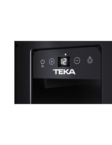 Teka Rvu 10008 Gbk Termoelektryczna Chłodziarka Do Wina Wbudowany Czarny 8 Butel.