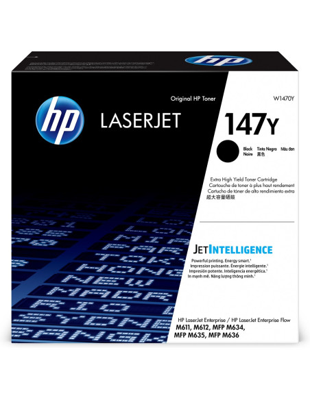 Hp Oryginalny Czarny Toner O Bardzo Wysokiej Wydajności 147Y Laserjet