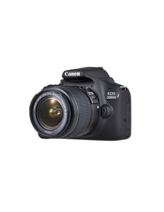 Canon Eos 2000D + Ef-S 18-55Mm F/3.5-5.6 Iii Zestaw Do Lustrzanki 24,1 Mp Cmos 6000 X 4000 Px Czarny 2