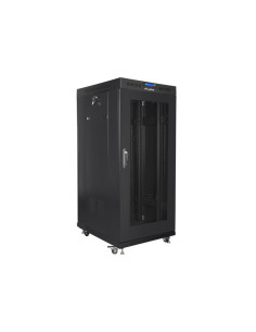 Lanberg Szafa Stojąca Rack 19" 27U 600X800 Drzwi Perforowane Lcd Czarna Ff01-6827-23Bl (Flat Pack)
