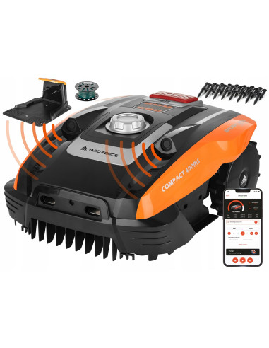 Robot Koszący Yard Force Compact Yf-Rc400Ris Kosiarka Samojezdna 42W 400M