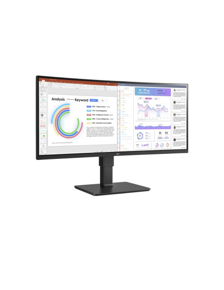 Lg 34Bq77Qb-B Monitor Komputerowy 86,4 Cm (34") 3440 X 1440 Px Ultrawide Quad Hd Led Czarny