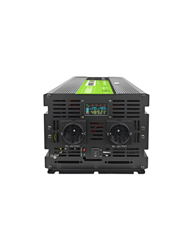 Green Cell Przetwornica Lcd 48V/230V 5000W/10000W Czysty Sinus Invgc48P5000Lcd