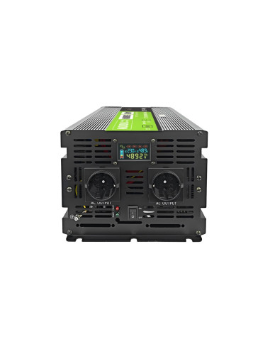 Green Cell Przetwornica Lcd 48V/230V 5000W/10000W Czysty Sinus Invgc48P5000Lcd
