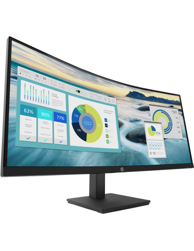 Hp P34Hc G4 Monitor Komputerowy 86,4 Cm (34") 3440 X 1440 Px Quad Hd Led Czarny