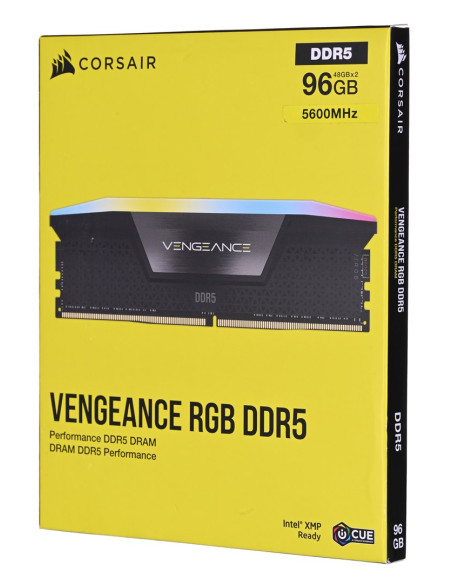 Corsair Vengeance 96Gb (2X48Gb) Ddr5 5600Mhz C40 Kit Black