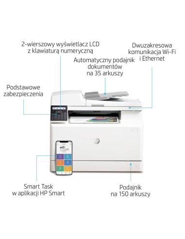 Urządzenie Wielofunkcyjne Hp Color Laserjet Pro Mfp M183Fw