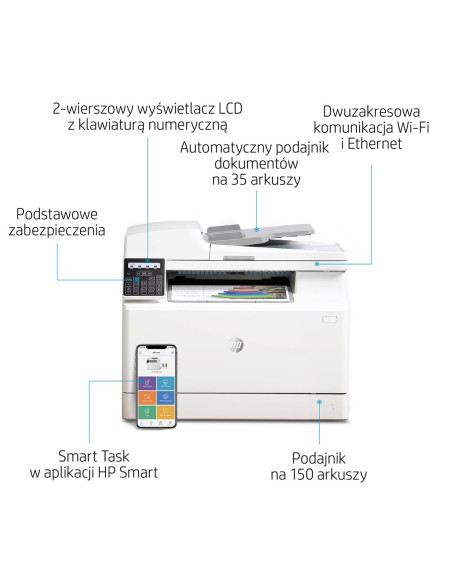 Urządzenie Wielofunkcyjne Hp Color Laserjet Pro Mfp M183Fw