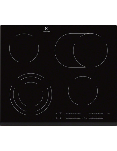 Płyta Ceramiczna Electrolux Ehf6547Fxk (4 Pola Grzejne  Kolor Czarny)